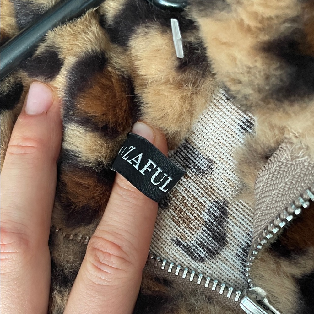 Leopard Print Women’s Jacket - Picture 2 of 4